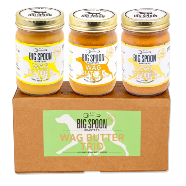 Wag Butter Trio - Banana Flax, Pumpkin Spice, Vanilla Tater